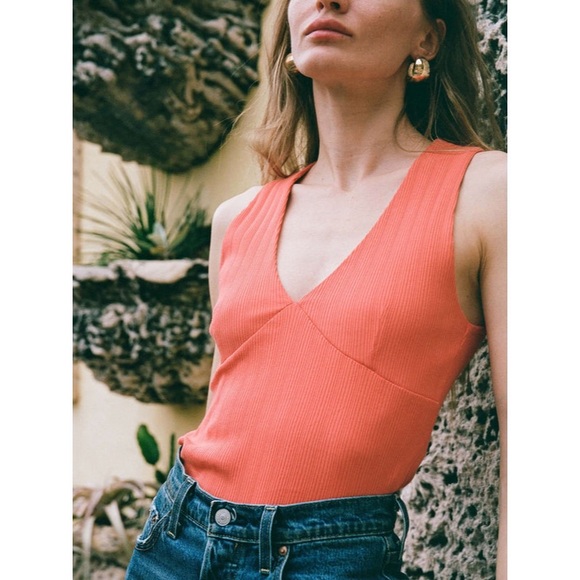 Anthropologie Nation LDT Leticia Halter Tank Terra Cotta XL - Picture 7 of 9